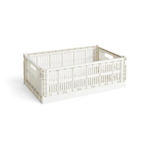 HAY Colour Crate Opbevaringskasse Stor Off-White