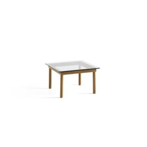 HAY Kofi Sofabord 36x60x60 Eg/Klar Glas