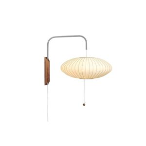 HAY Nelson Saucer Væglampe Lille Off-White med Ledning