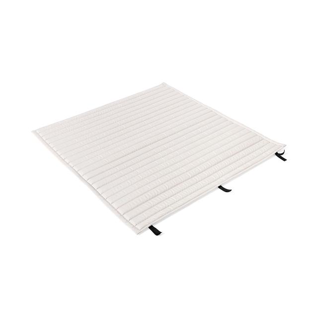 HAY Palissade Quilted Pude Til Dining Bænk Creme Hvid