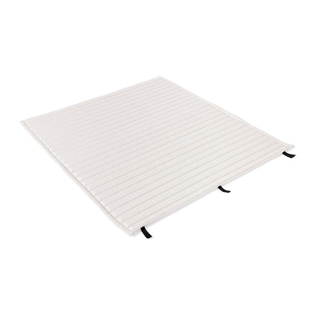 HAY Palissade Quilted Pude Til Lounge Sofa Creme Hvid