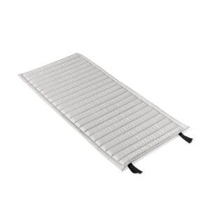 HAY Palissade Quiltet Pude Til Dining Stol med Armlæn Sky Grå