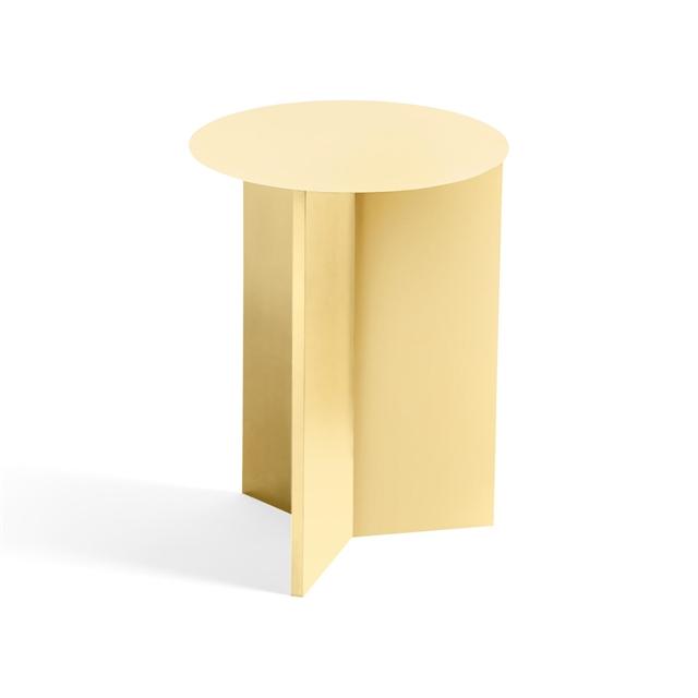 HAY Slit Sofabord Rundt Ø35 Lys Gul