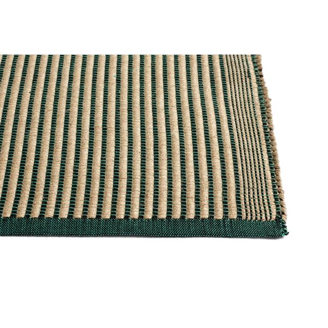 HAY Tapis Gulvtæppe 80x200 Sort/Grøn