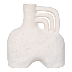 HOUSE NORDIC vase - beige keramik (18,5x8x19,5)