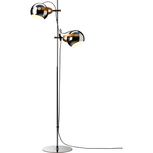 Halo Design D.C gulvlampe, krom
