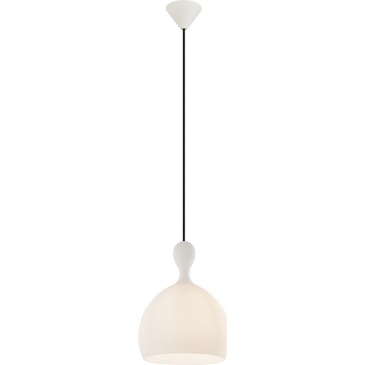 Halo Design Dueodde pendel, opal/glas, Ø24 cm