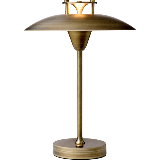 Halo Design Mini Stepp 1-2-3 genopladelig bordlampe, messing