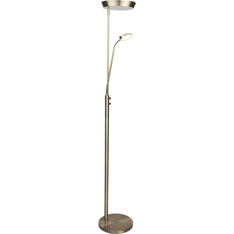 Halo Design Vegas Uplight gulvlampe, antik messing