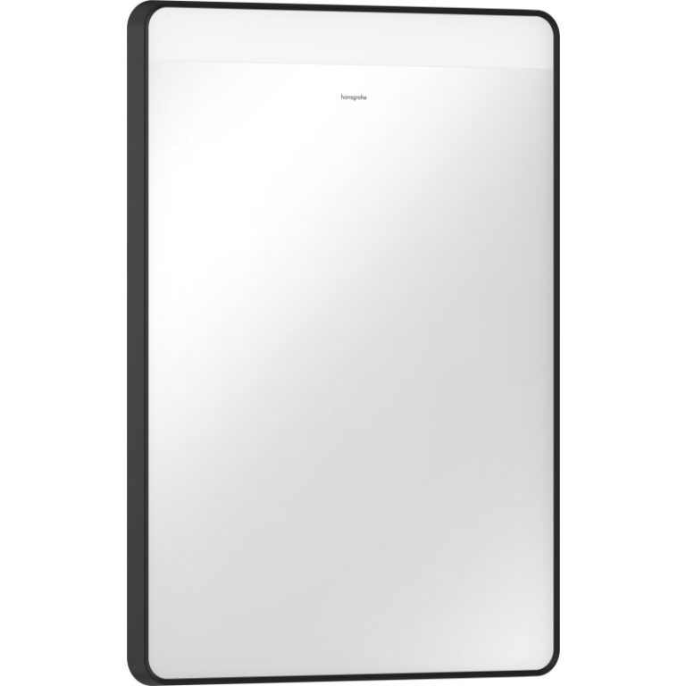 Hansgrohe Xarita Lite Q spejl med lys, 50x70 cm, sort
