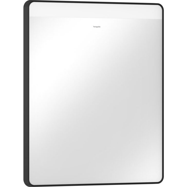 Hansgrohe Xarita Lite Q spejl med lys, 60x70 cm, sort