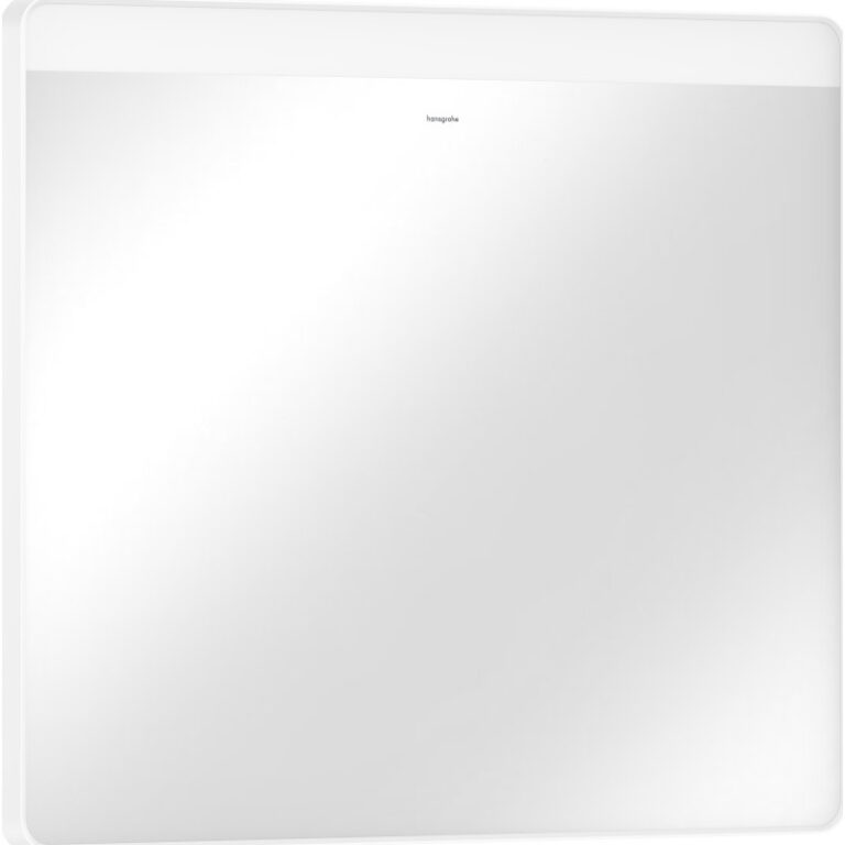 Hansgrohe Xarita Lite Q spejl med lys, 80x70 cm, hvid