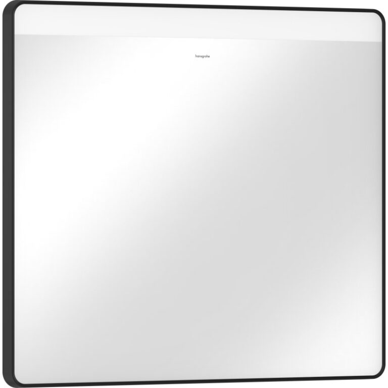 Hansgrohe Xarita Lite Q spejl med lys, 80x70 cm, sort