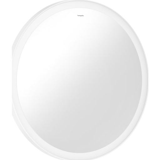 Hansgrohe Xarita Lite S spejl med lys, Ø70 cm, hvid