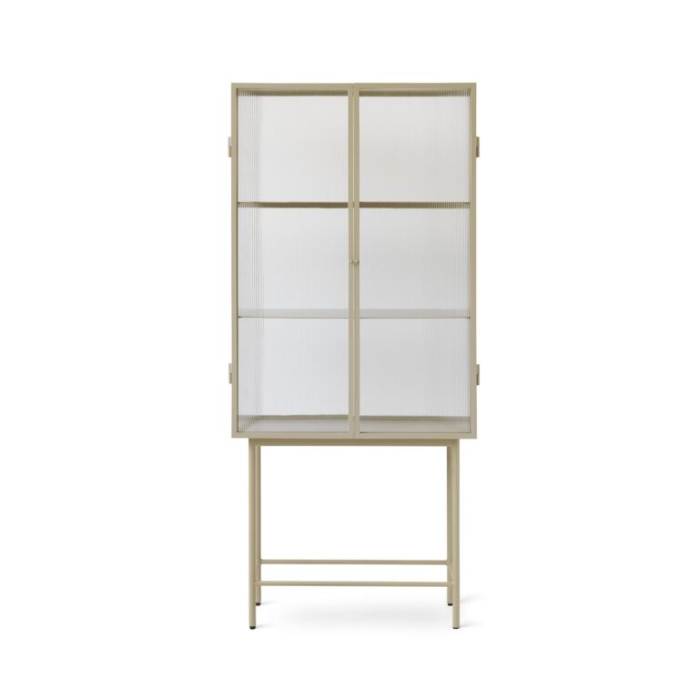 Haze Vitrineskab Riflet Glas Cashmere