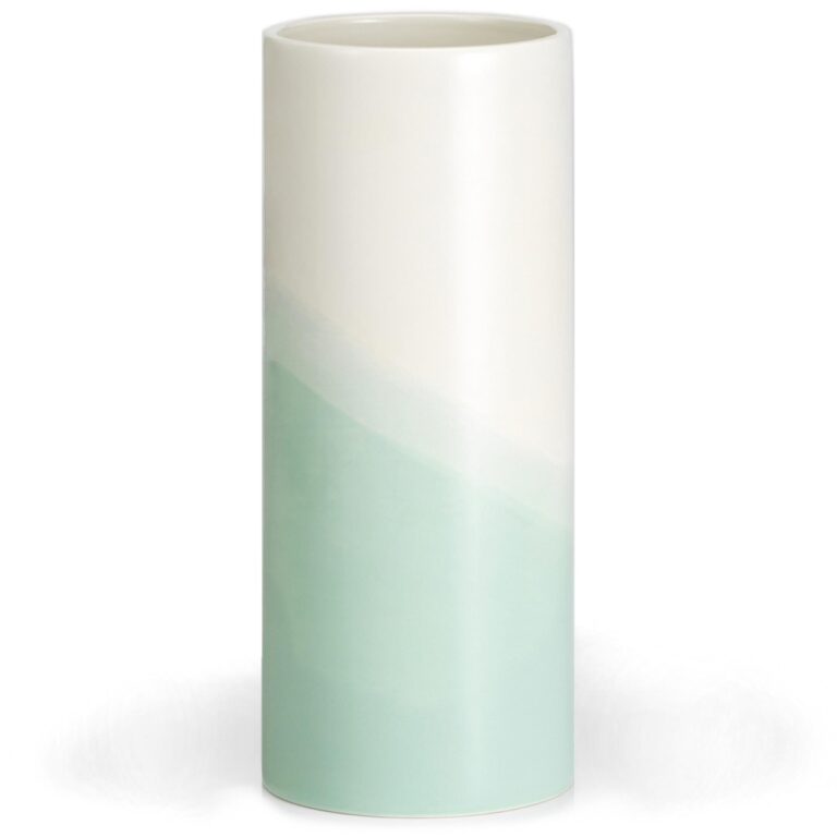 Herringbone Plain Vase Mint