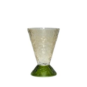 Hübsch Abyss Vase Mørkegrøn/Brun