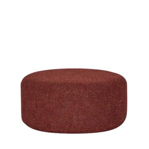 Hübsch Marshmellow Puf Stor Rød