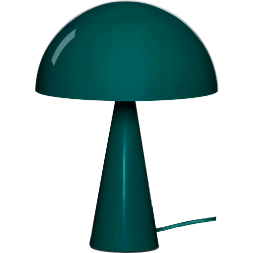 Hübsch Mush bordlampe, mørkegrøn, 34 cm