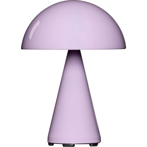 Hübsch Mush genopladelig bordlampe, lyserød