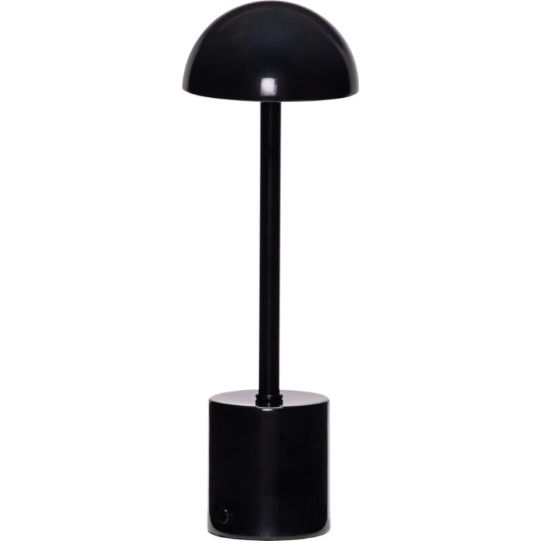 Hübsch Taten genopladelig bordlampe, sort
