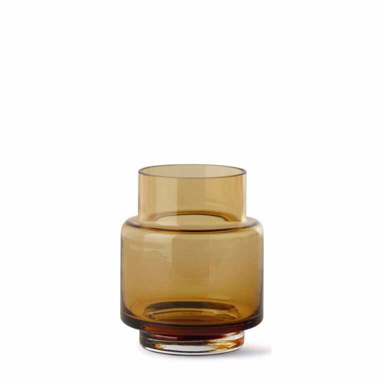 Hurricane No. 53 Vase/Lysestage Amber