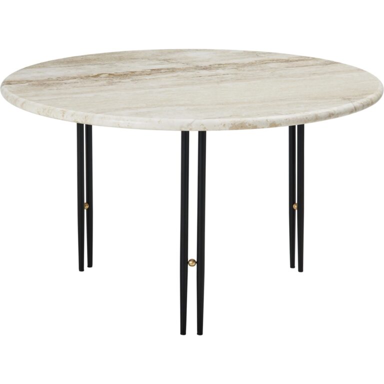 IOI Sofabord Ø70 Sort/Beige