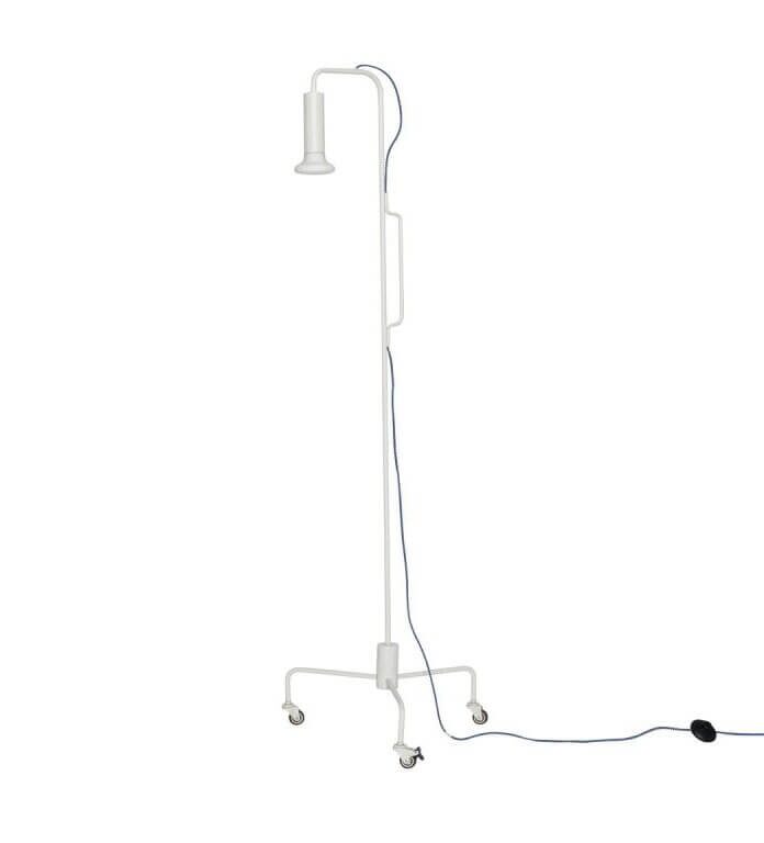 Ido gulvlampe, lysegrå