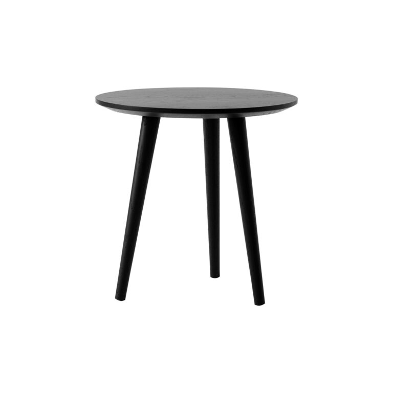 In Between SK13 Sofabord Sort Lakeret Eg Ø48 cm