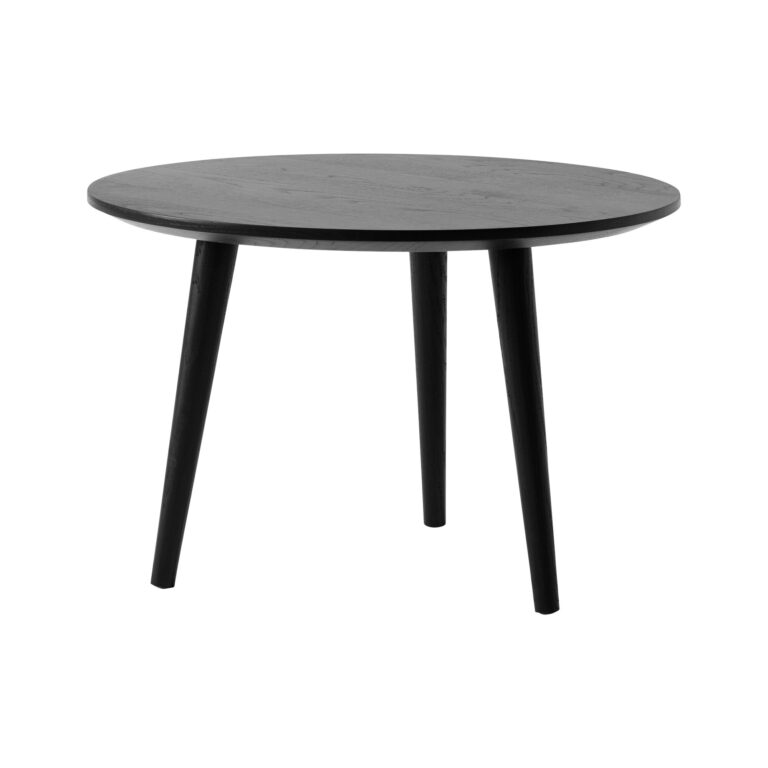 In Between SK14 Sofabord Sort Lakeret Eg Ø60 cm