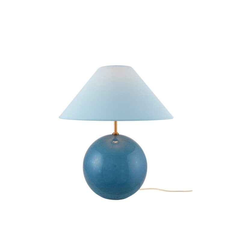 Iris 35 Bordlampe Dunblå
