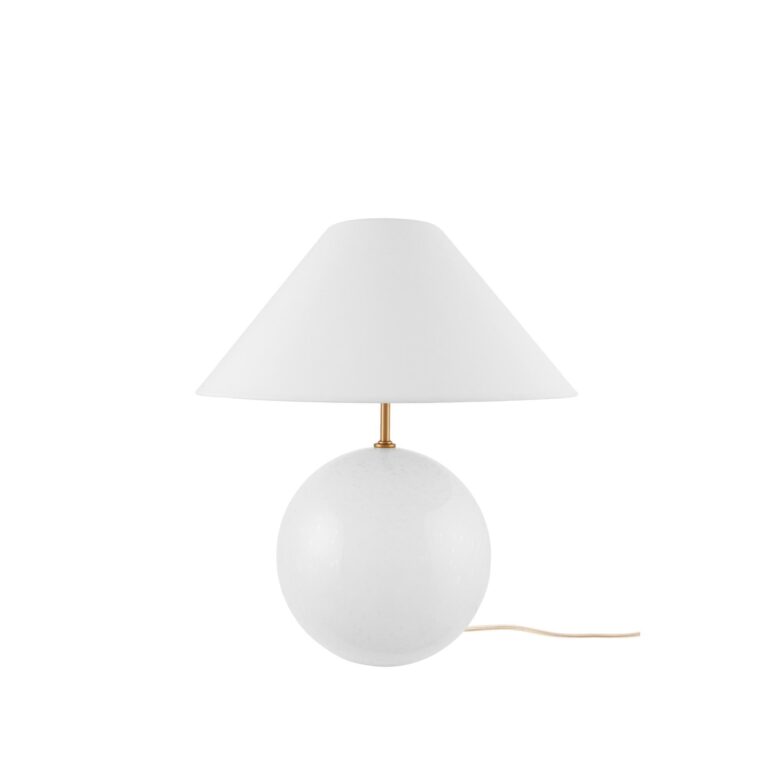 Iris 35 Bordlampe Hvid