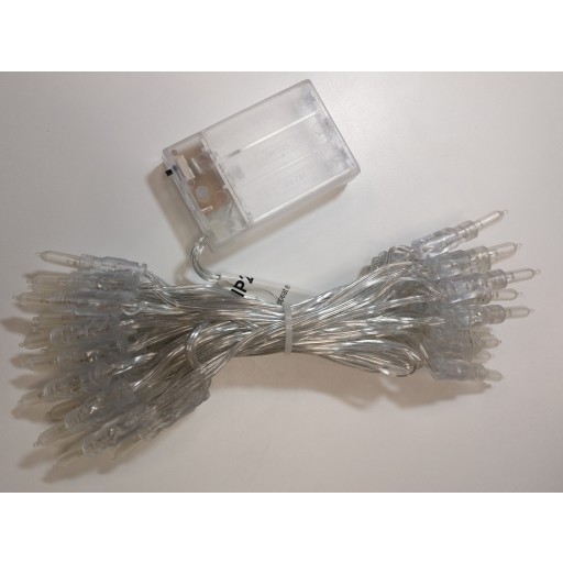 Iris Light/Happy Lights lyskæde til batteri (uden kugler), 35 lys