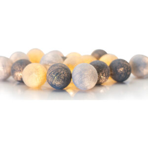 Iris Lights Greige lyskæde, 20 kugler