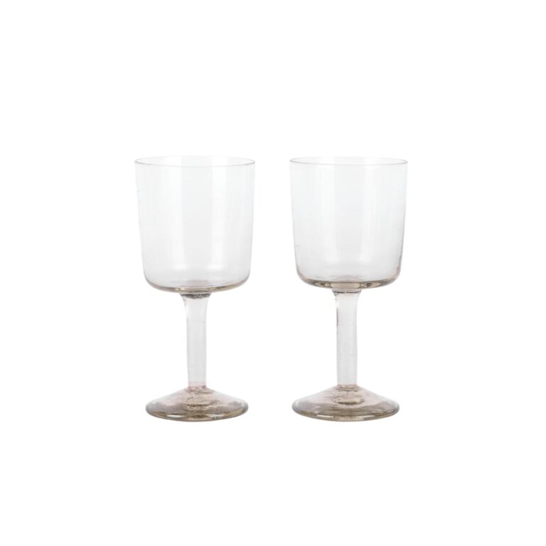 Isle Stem Glas Sæt af 2 100ml Lysrøget