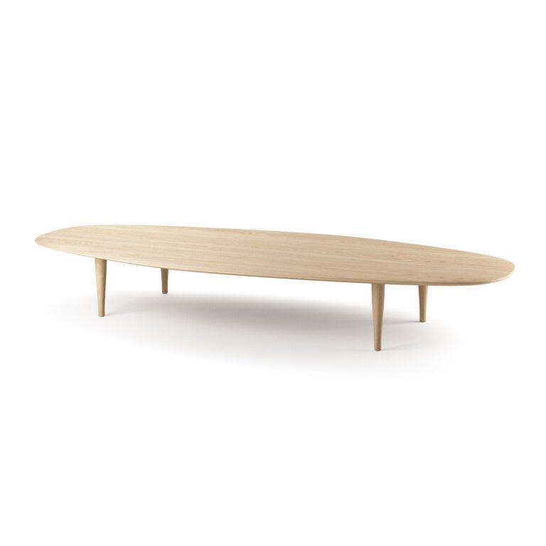 Jari Sofabord Ellipse 180x80 cm Egetræ