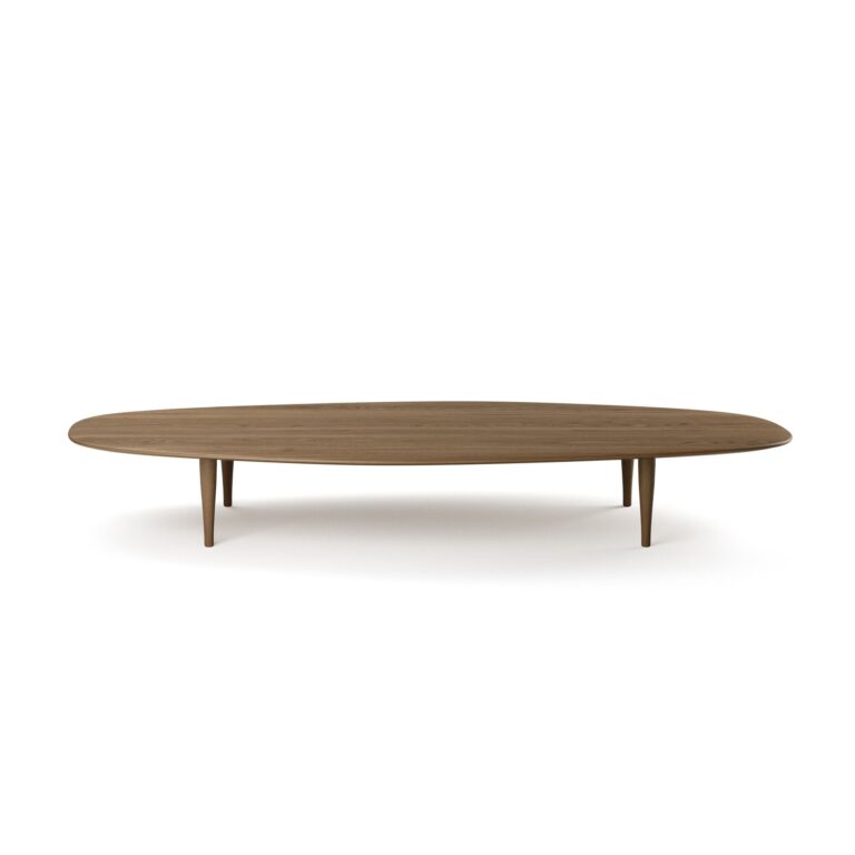 Jari Sofabord Ellipse 180x80 cm Røget Egetræ