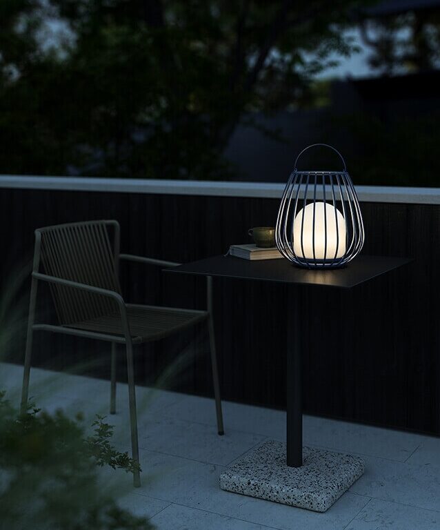 Jim To-Go batterilampe, blå