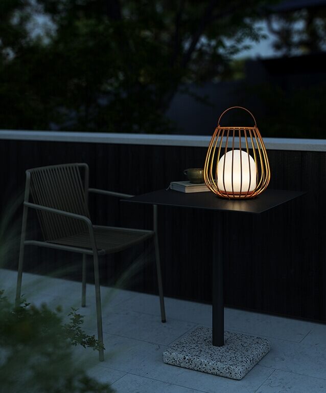 Jim To-Go batterilampe, orange