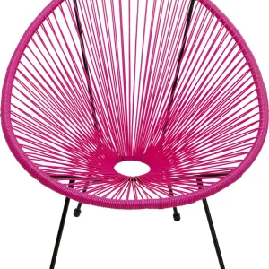 KARE DESIGN Acapulco Pink lænestol/havestol - pink plast og stål