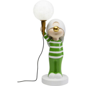 KARE DESIGN Bubble Boy bordlampe - hvid og grøn polyresin og polyethylen