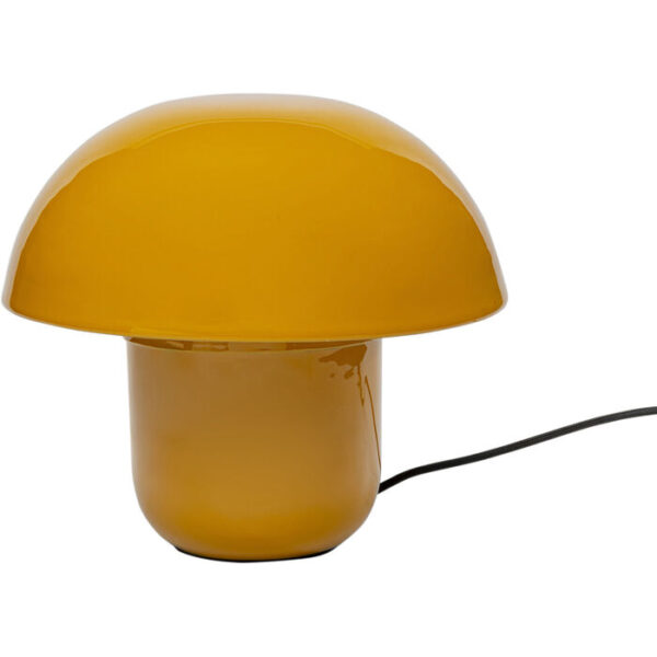 KARE DESIGN Mushroom bordlampe - gul emalje stål