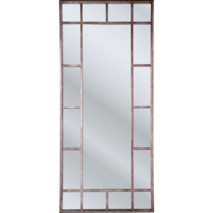KARE DESIGN Spejl, Window Iron 200x90cm, pulverlakeret stål, rustent antikt look