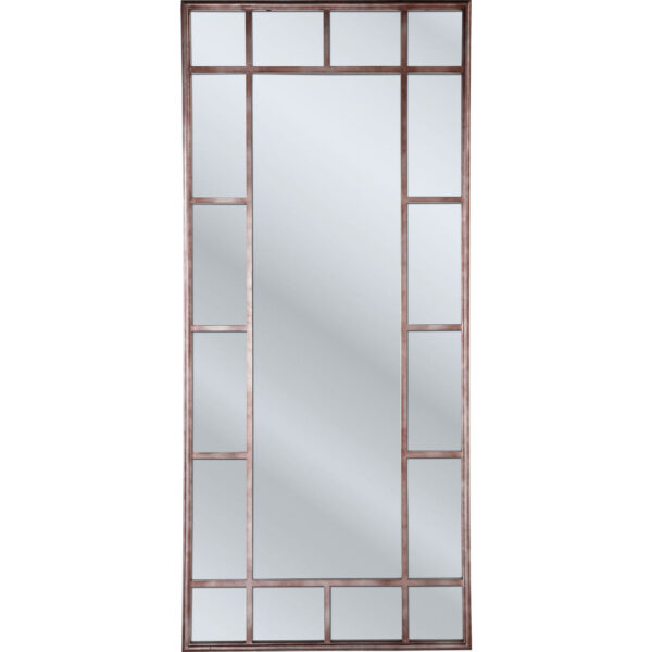 KARE DESIGN Spejl, Window Iron 200x90cm, pulverlakeret stål, rustent antikt look