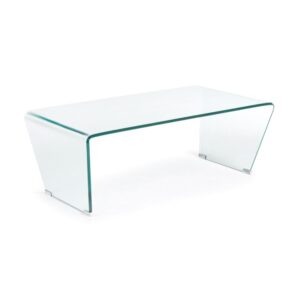KAVE HOME Burano sofabord, rektangulær - klar glas (120x60)