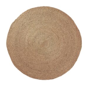 KAVE HOME Doc gulvtæppe, rund - natur jute (Ø100)