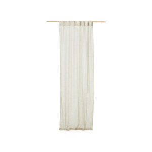 KAVE HOME Mahina gardin - beige bomuld (140x260)