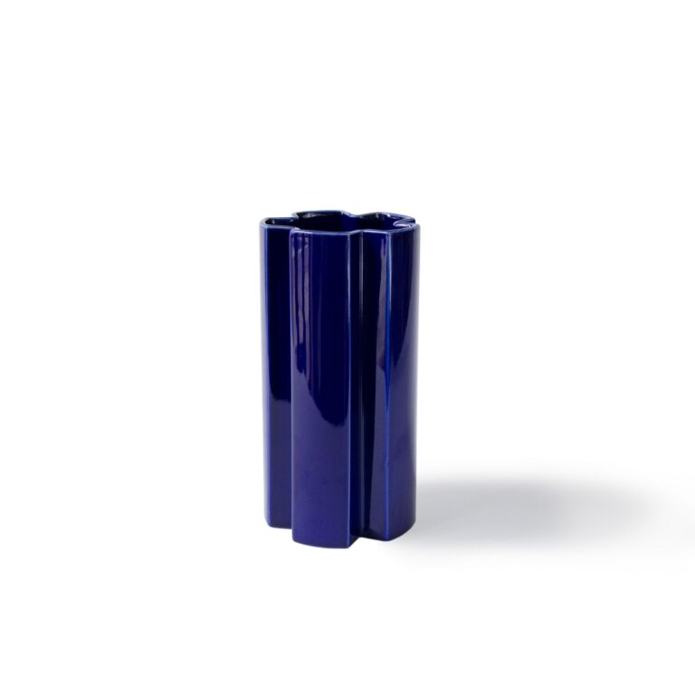 KYO Star Vase Stor Solid Blå