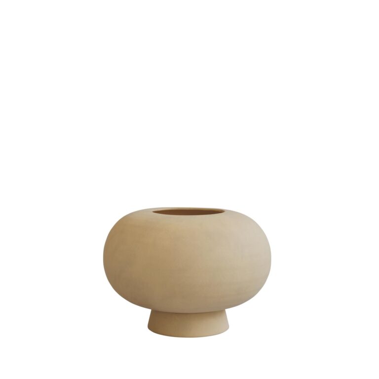 Kabin Vase Fat Sand