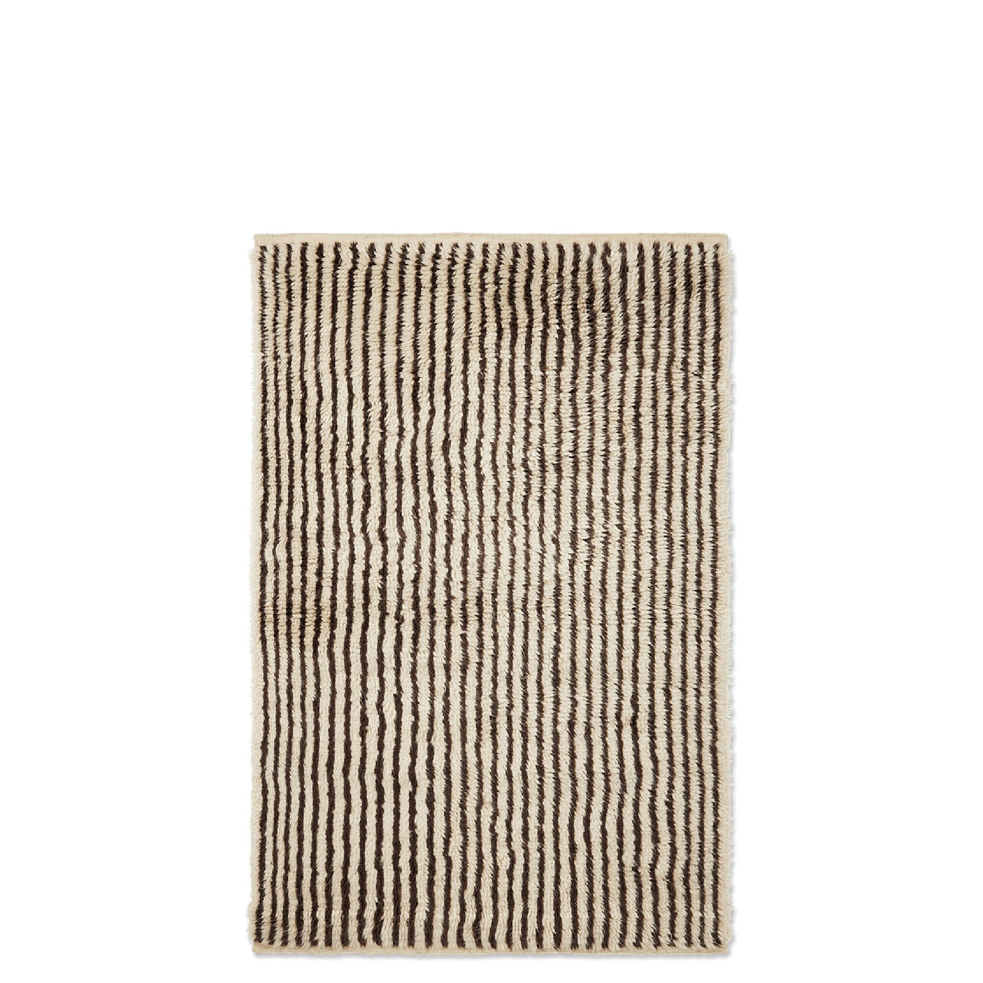 Kami Knyttet Gulvtæppe 120x180 Off-White/Coffee
